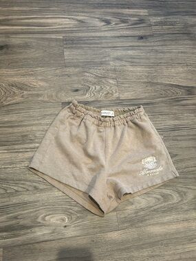 Abercrombie & Fitch Women’s Light Tan Athletic Lounge Shorts